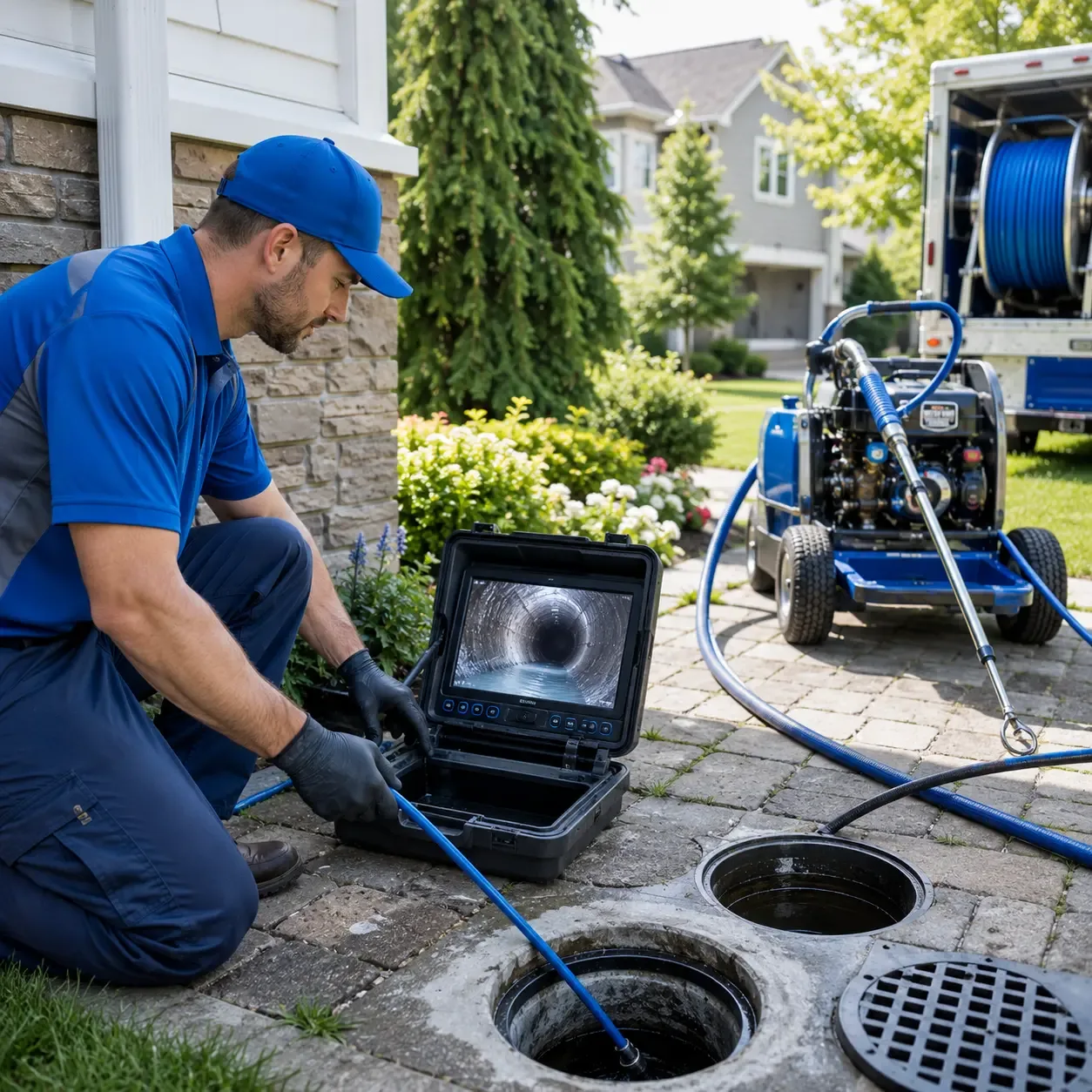 Outdoor drain cleaning professionals serving Erie, ND